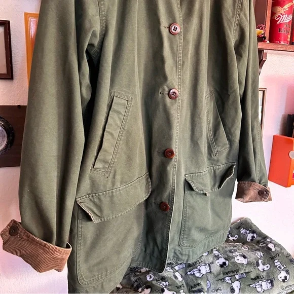L.L Bean Adirondack Jacket Barn
Chore Green Coat Animal Graphic Lined Women’s L - Picture 6 of 12